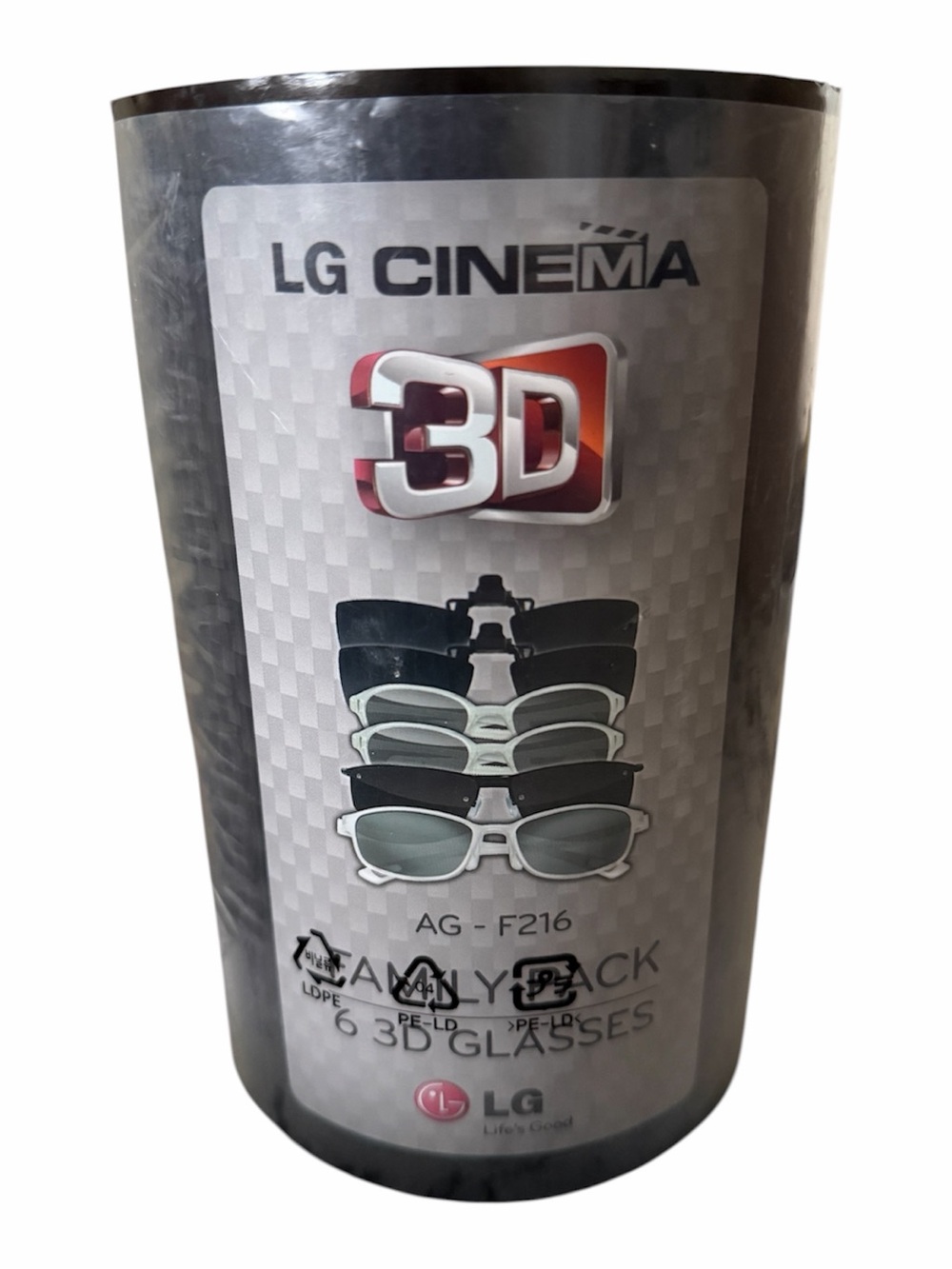 Genuine LG Cinema 3D Family Pack AG-F216 6 3D Glasses